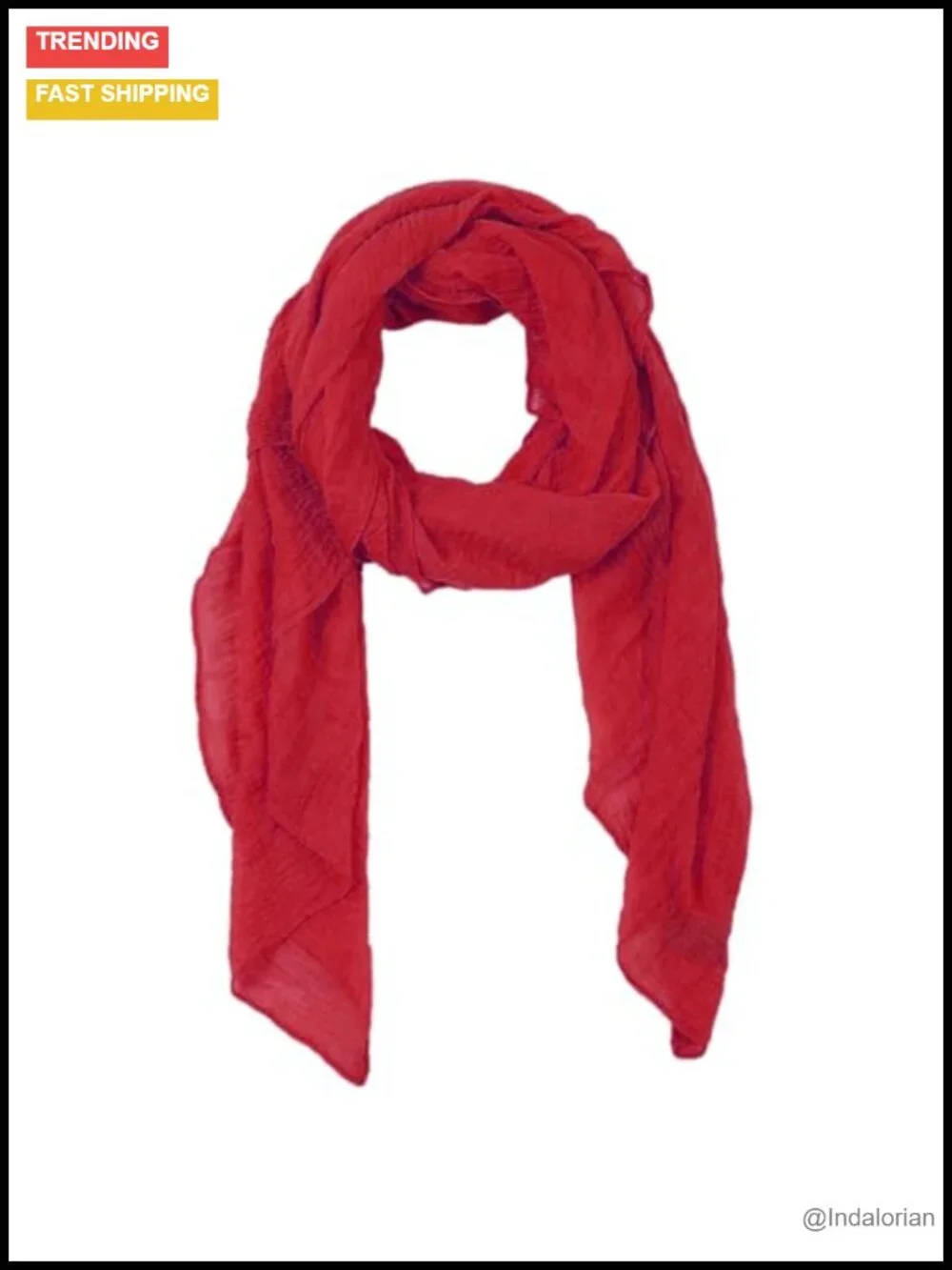 Lightweight Soft Long Scarf Shawl Wrap 65×30 inch